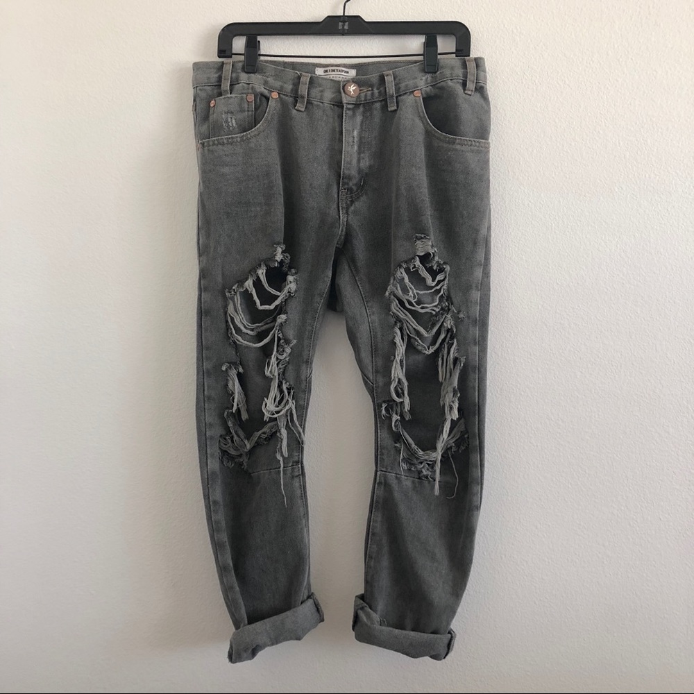 🔥WKND SALE🔥 One Teaspoon Boyfriend Jeans